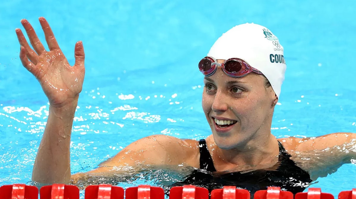 Triple Olympian Coutts bids farewell to swimming