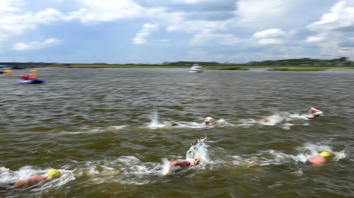 Aussies sixth in nail-biting 5km Open Water Teams Race 