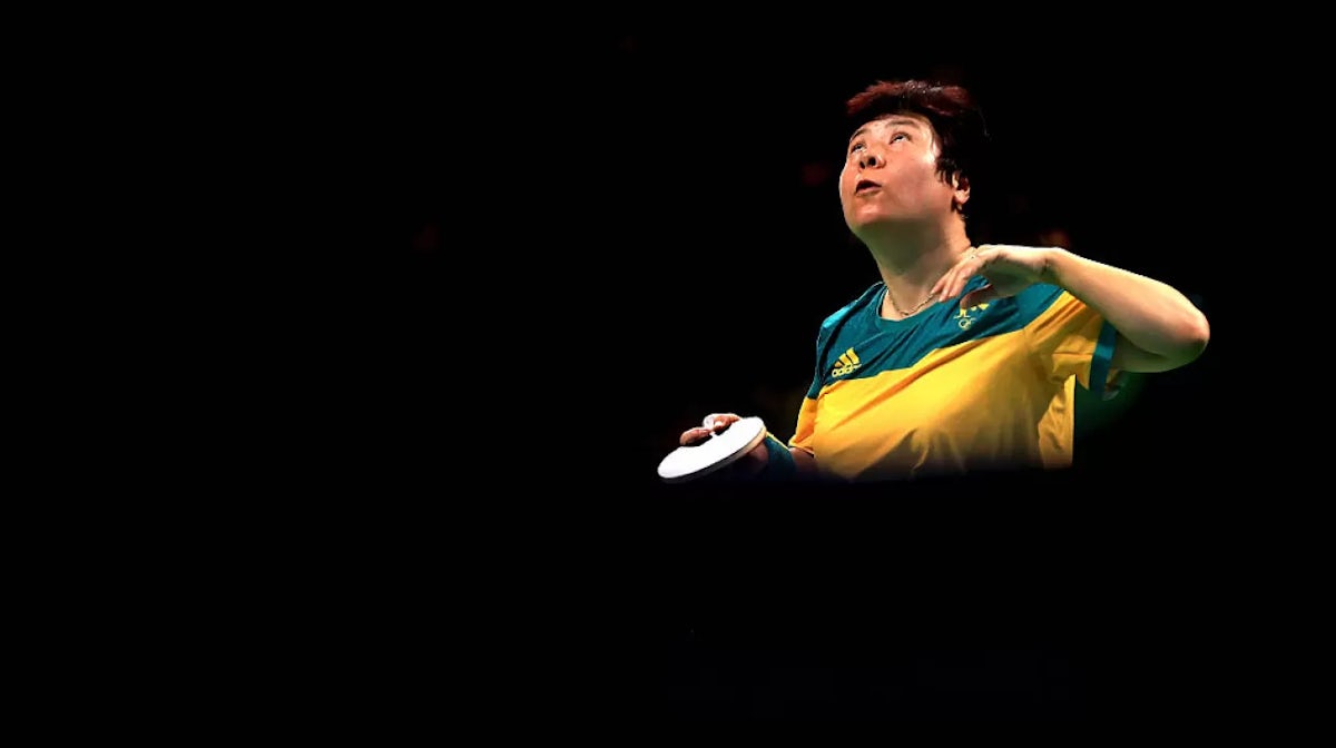 Lay leads way for table tennis singles