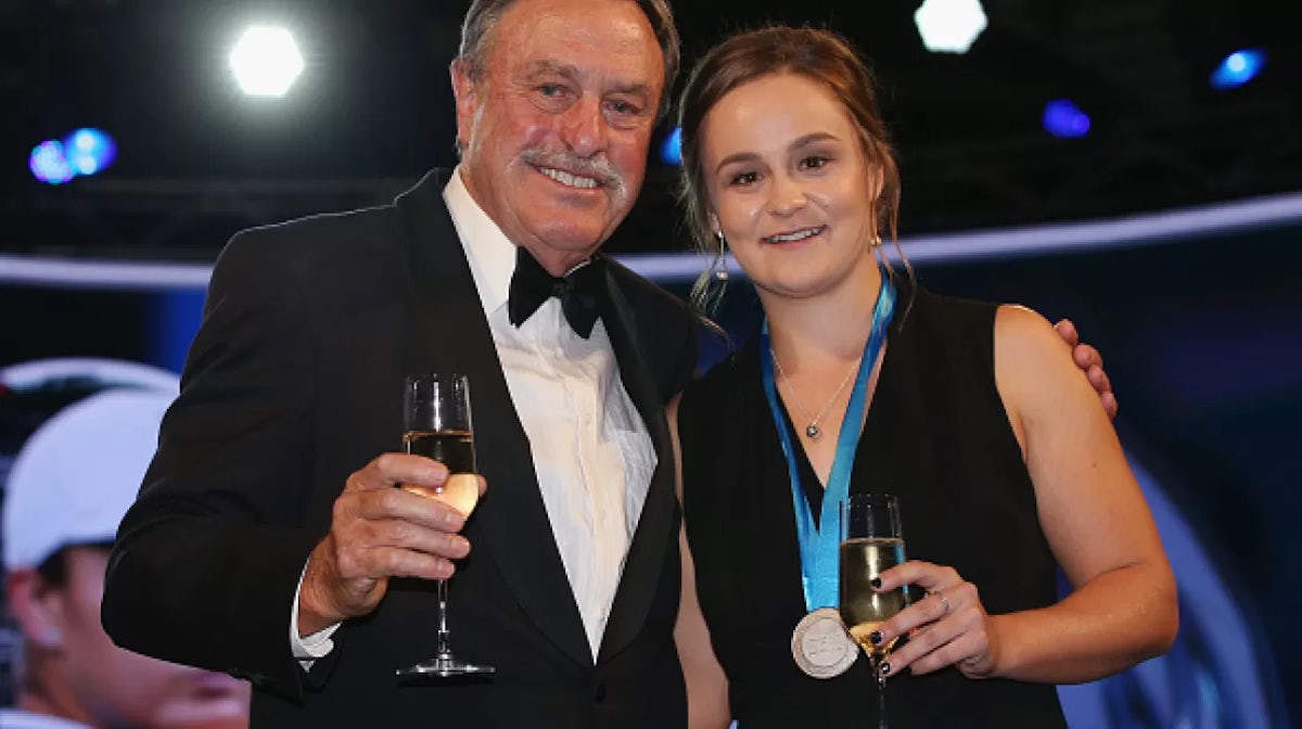 Barty awarded 2017 Newcombe Medal