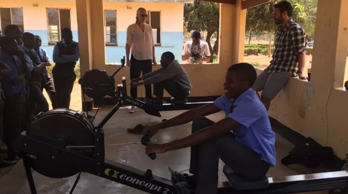 Olympic Champions continue charity work in Zambia