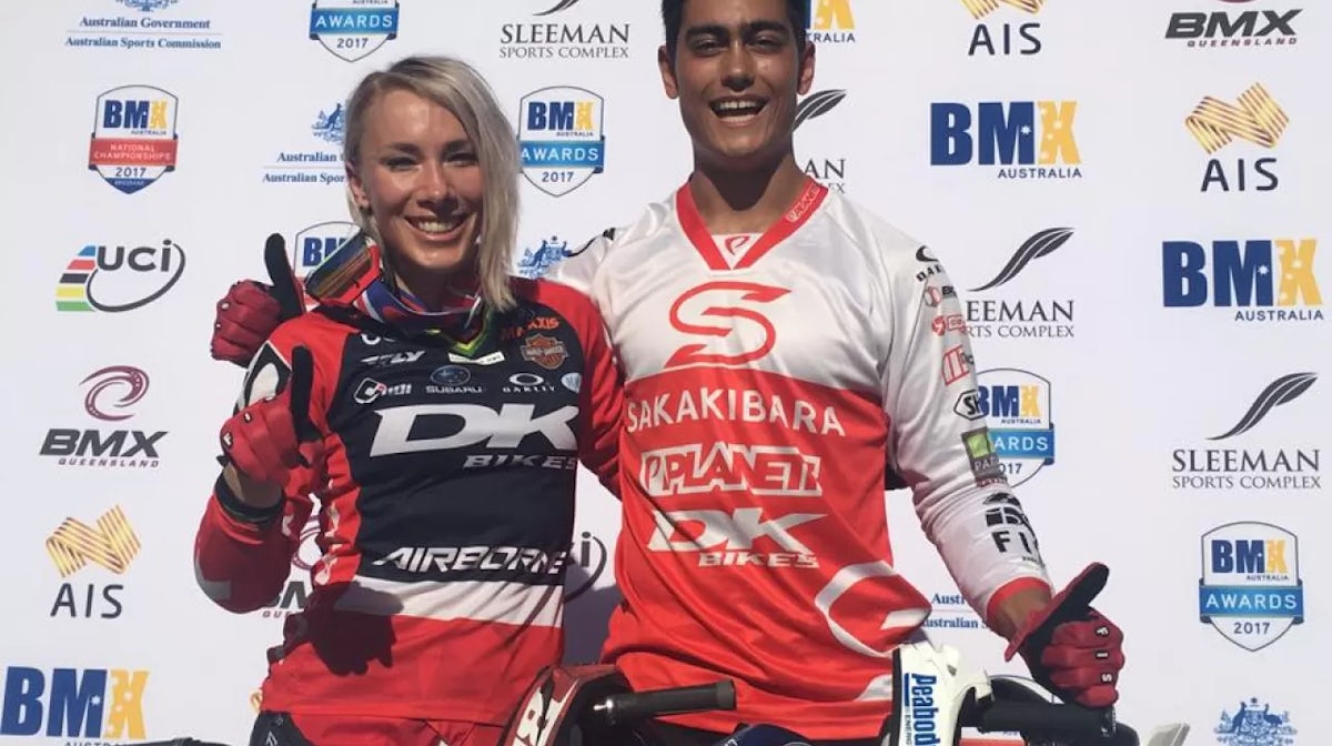 Buchanan and Sakakibara claim national BMX titles