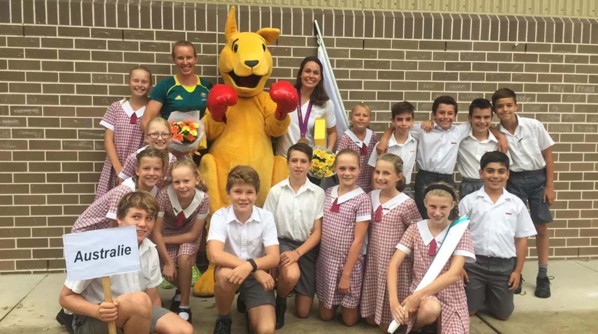 Rio hopefuls inspire Sydney primary students
