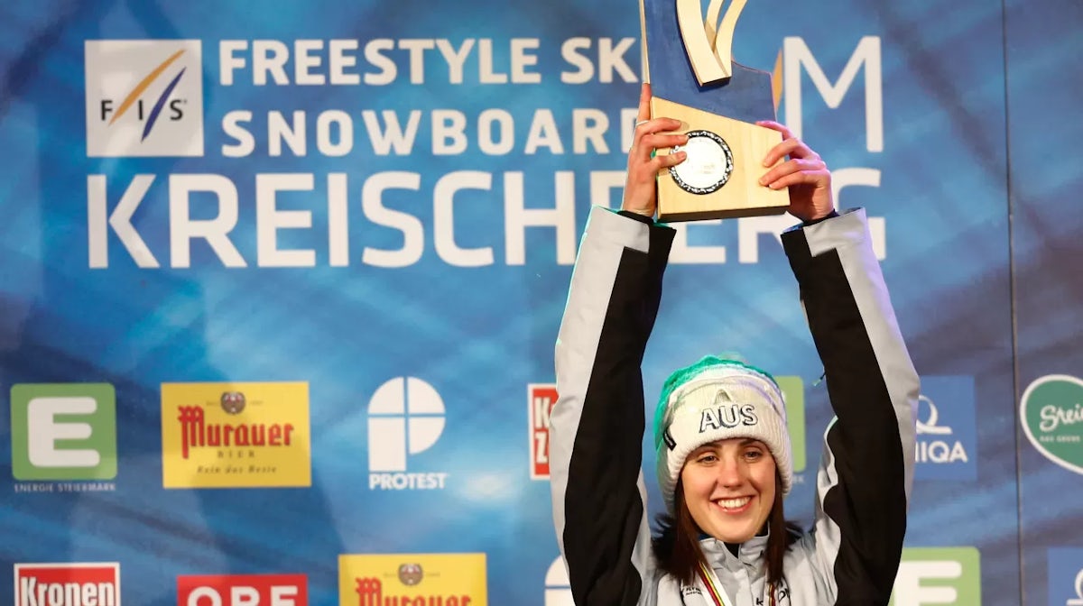 Aussie Peel wins gold at skiing worlds