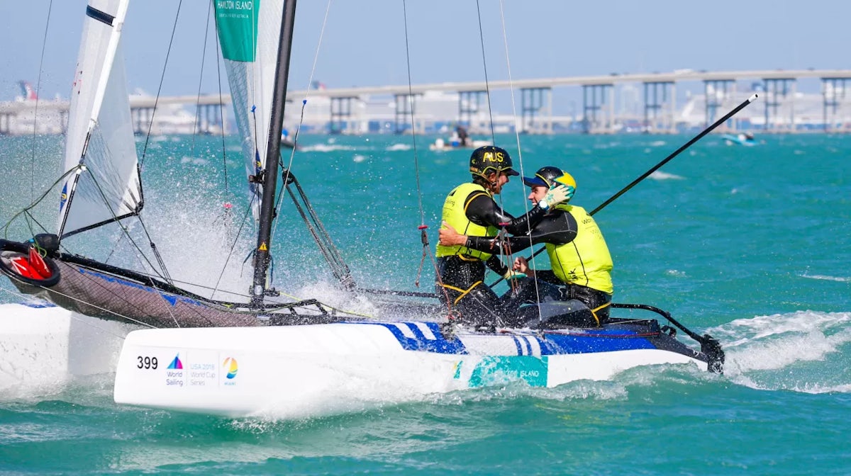Golden haul for Aussie sailors at World Cup Miami