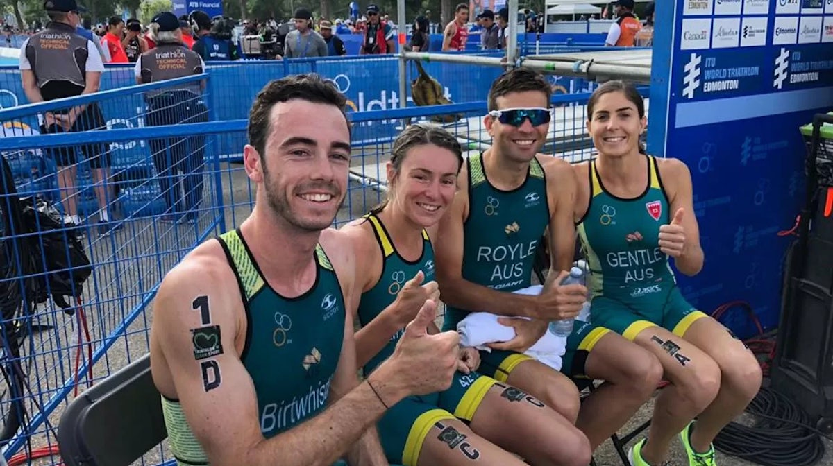 Green and gold glory for Aussie mixed Tri team