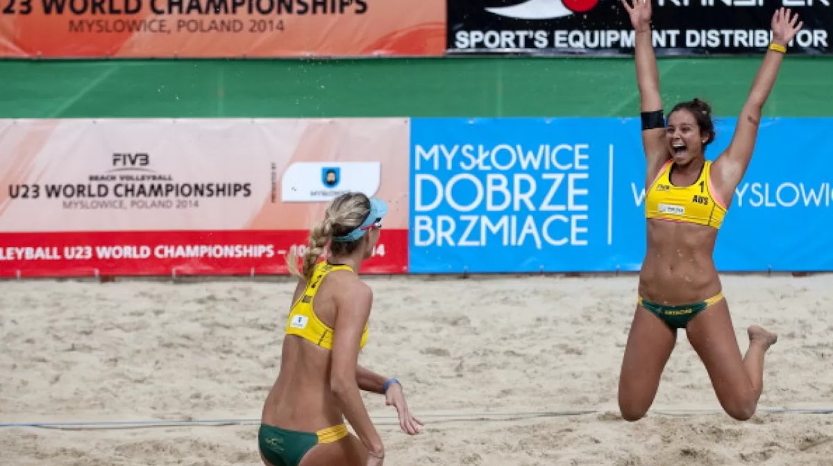 Australia claims double beach volleyball gold 