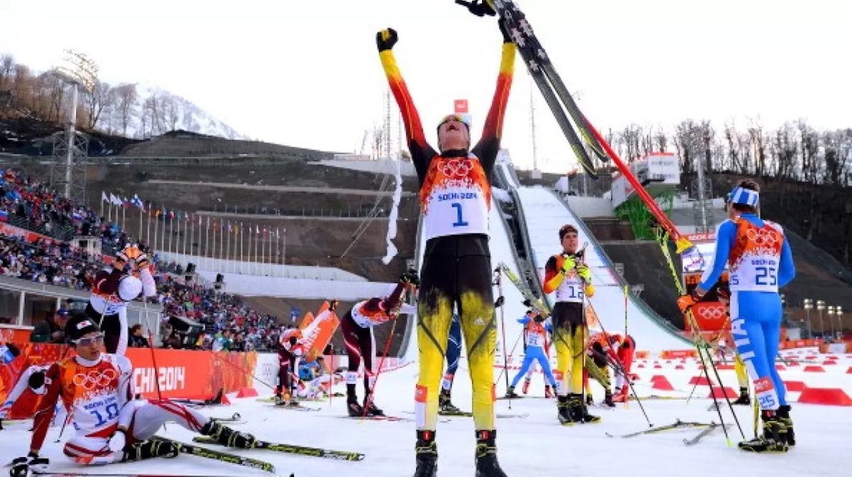 Frenzel storms to Olympic gold in Nordic Combined
