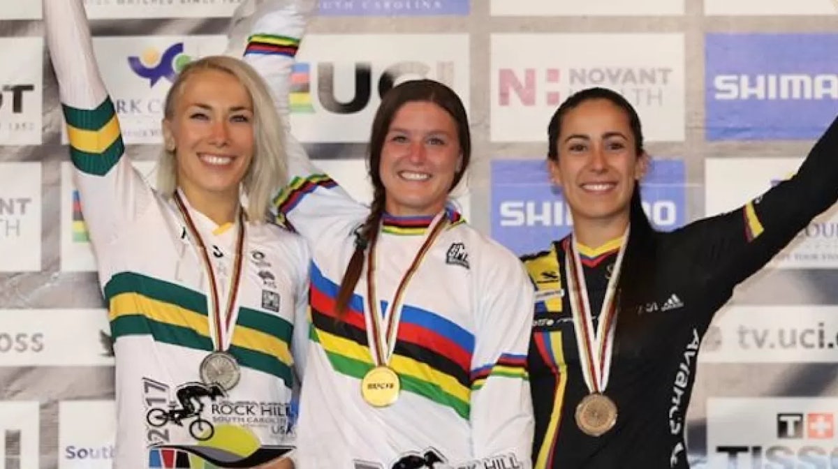 Silver Buchanan pipped at the post at BMX Worlds
