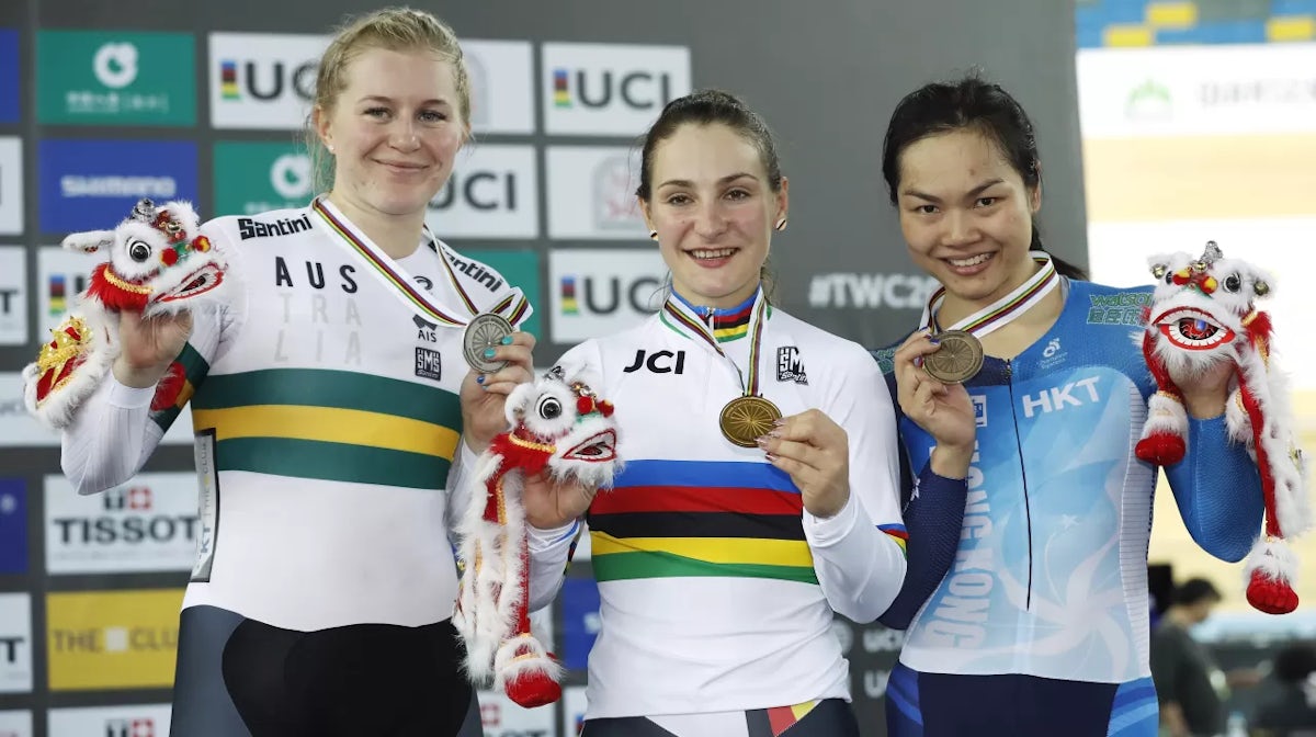 Australia off to a strong start at the Track Cycling World Championships