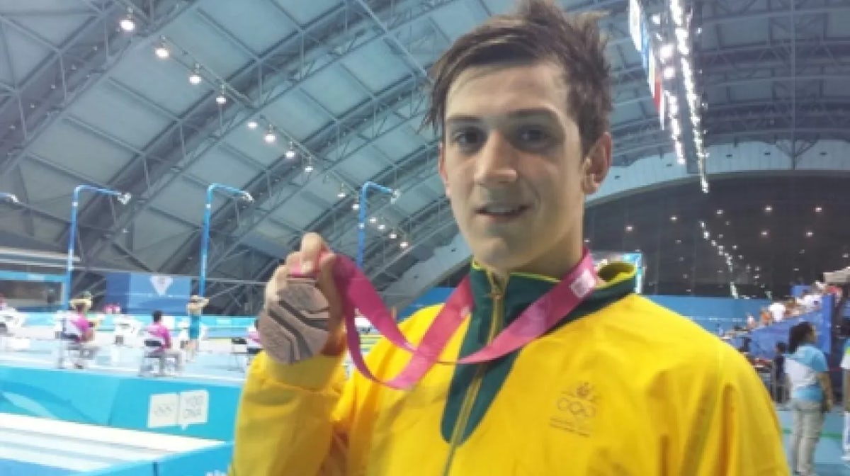 Nic Brown wins bronze for Australia in the pool