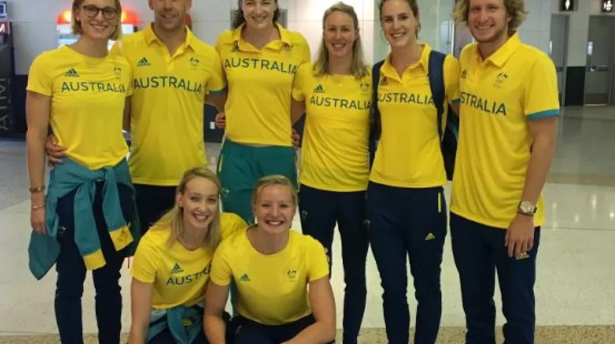 Australian Team departs home