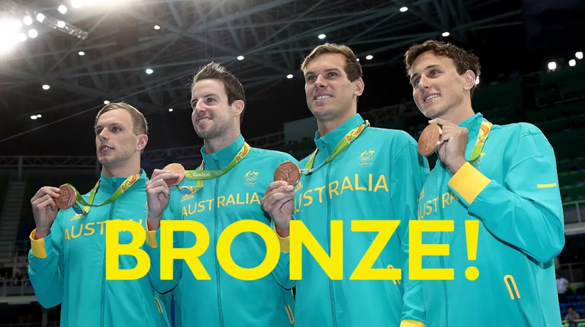 Freestyle relay bronze for Aussie men
