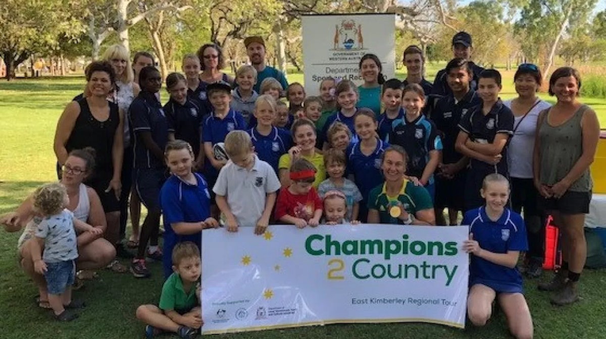 Athletes inspire regional communities at WA Champions 2 Country Tour