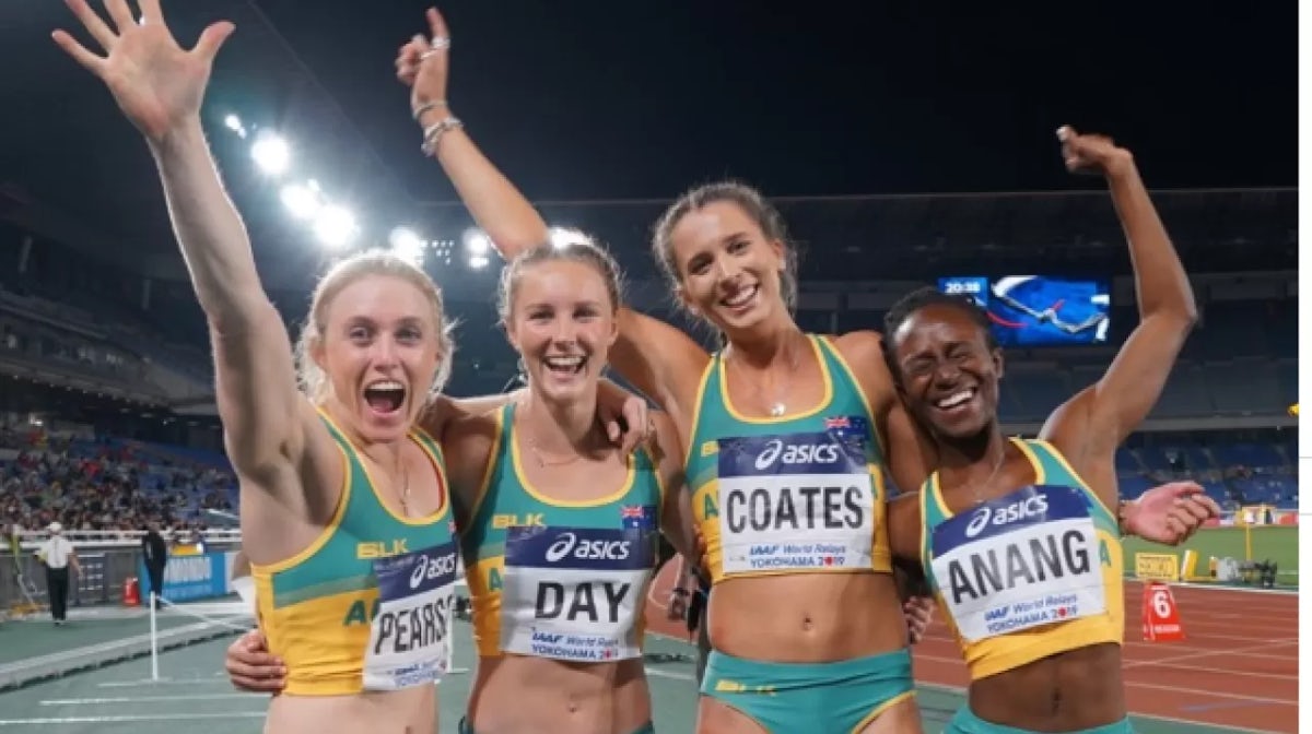 Aussie women set fastest 4x100m time since 2000 at IAAF World Relays