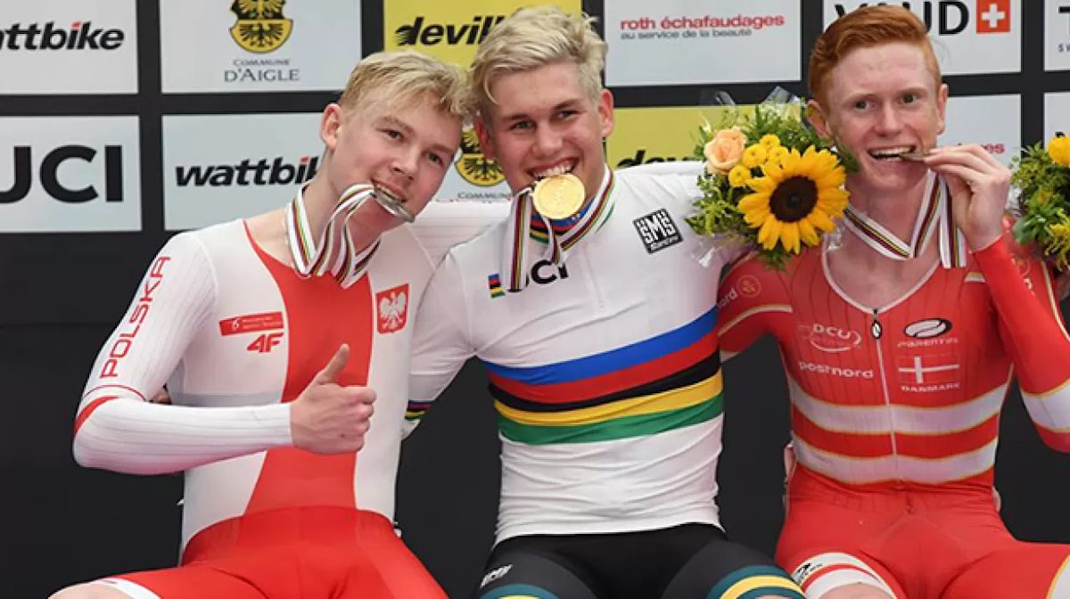 Records fall as Australia win 9 medals at Junior Track World Champs