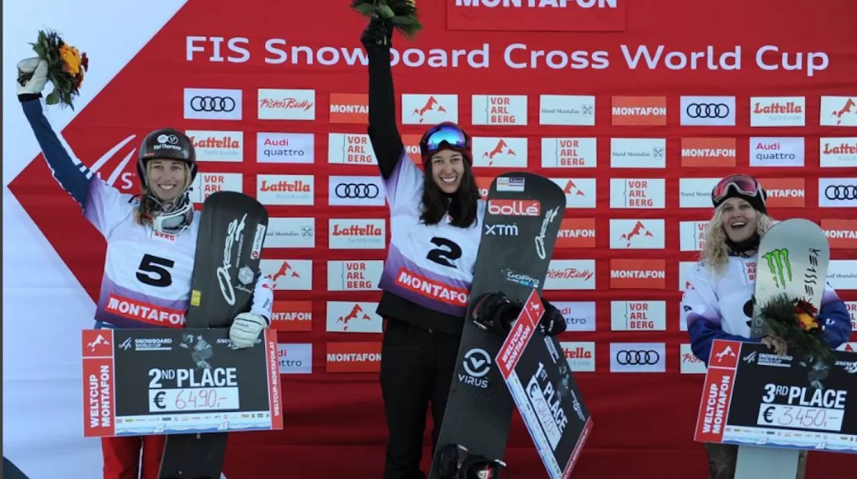 Aussie gold and bronze in Snowboard Cross World Cup 