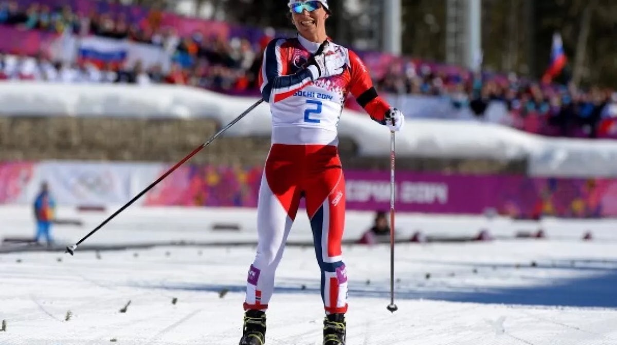 Bjoergen starts Sochi on a high