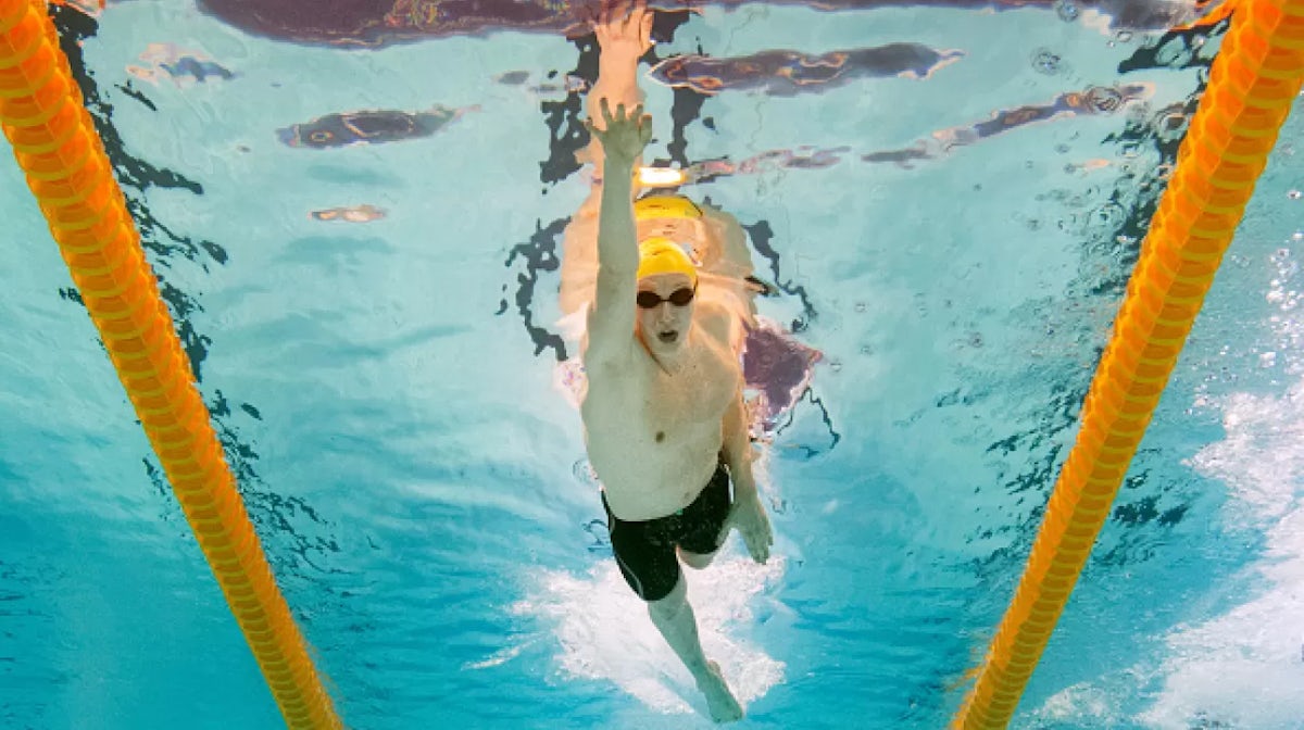Horton relishing world swimming lessons