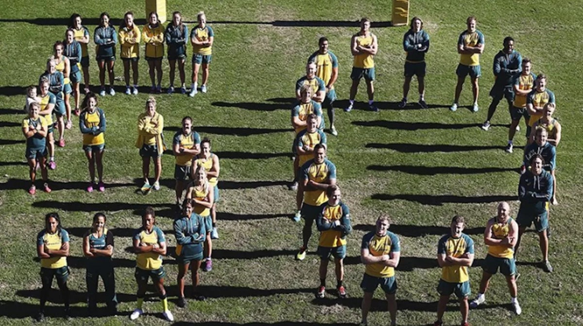 Aussie Team celebrates 50 days to go milestone
