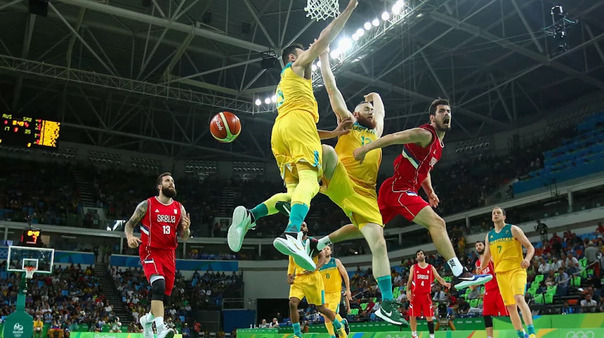 Men's basketball beaten by Serbia