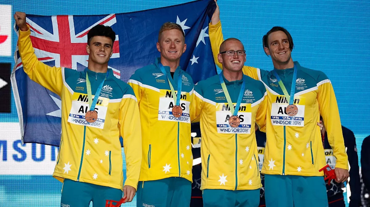 Relay boys snap up bronze in World Short Course thriller