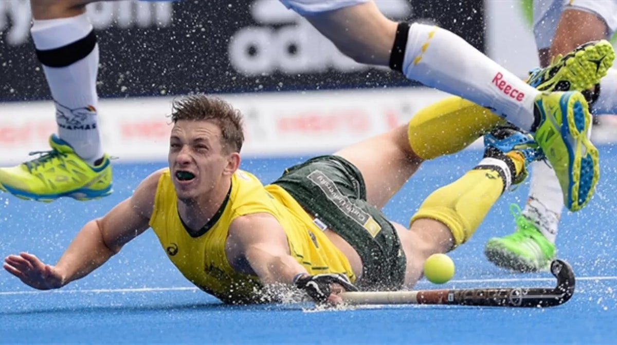 Aussie men defeat Olympic Champions