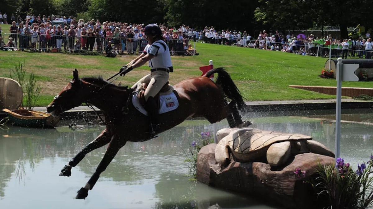 Greenwich Park delivers testing equestrian cross country course