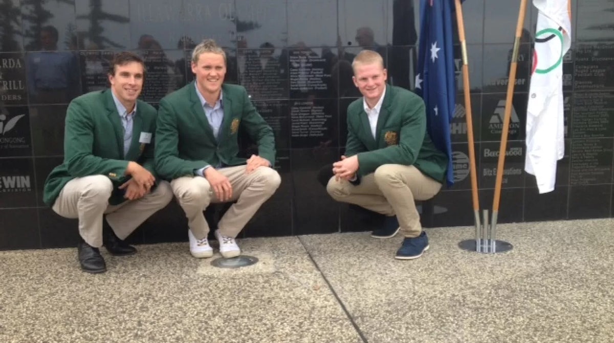 Unveiling of London 2012 Olympian’s Names at the Illawarra Olympic Tribute Wall