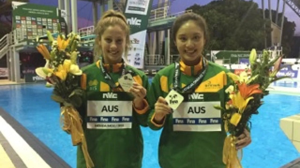 Another silver for Aussie synchro team