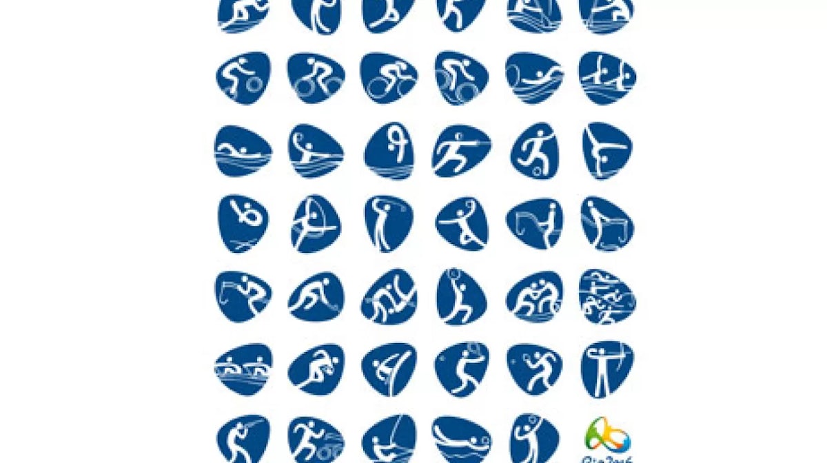 Rio 2016 launches Games sport pictograms
