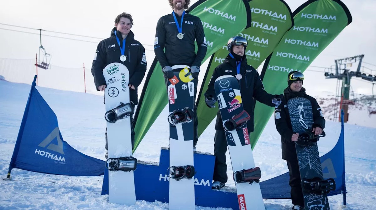 Bolton and Baff crowned first Snowboard Cross winners of Australia NZ Cup