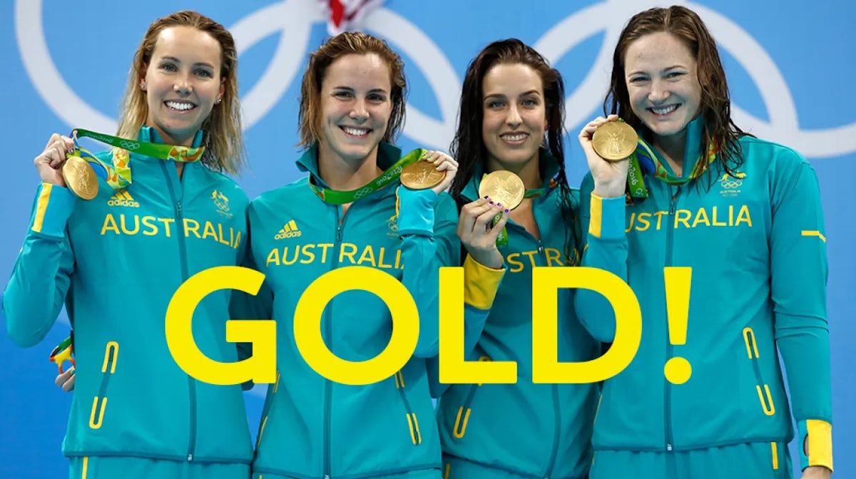 Golden girls break World Record