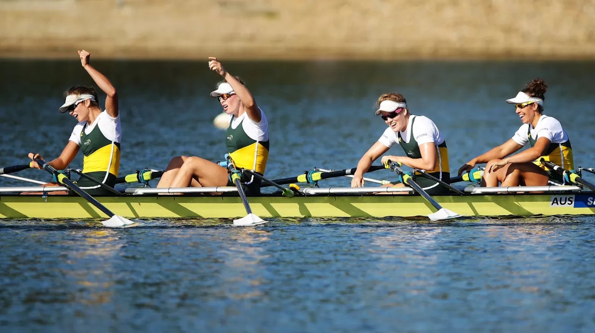 Women's crew with Oarsome Foursome goals
