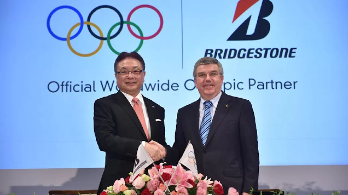 IOC Announces Bridgestone as TOP Partner to 2024