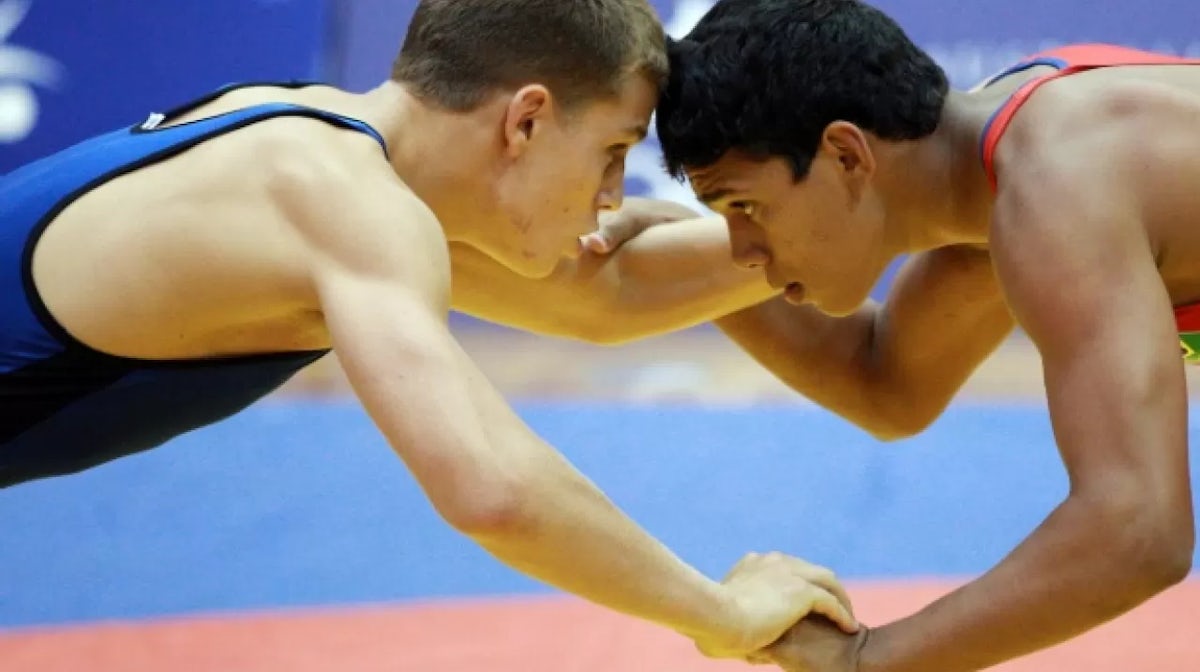 Wrestling throws Olympic Park into a spin