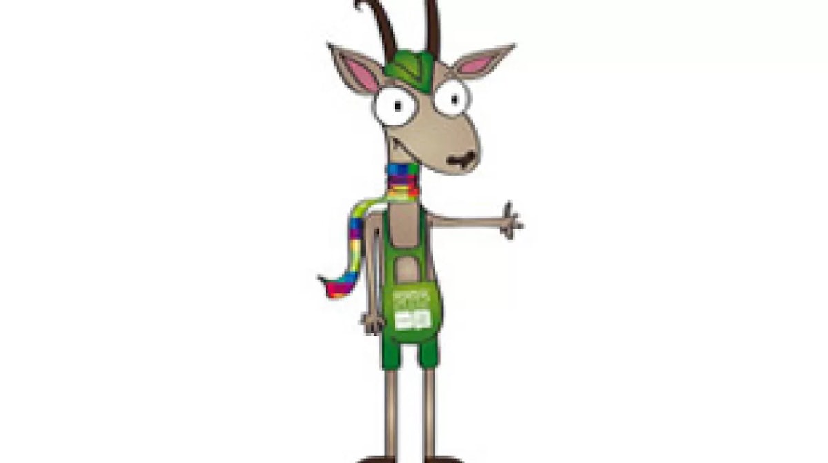 Mountain Goat Mascot for Innsbruck 2012