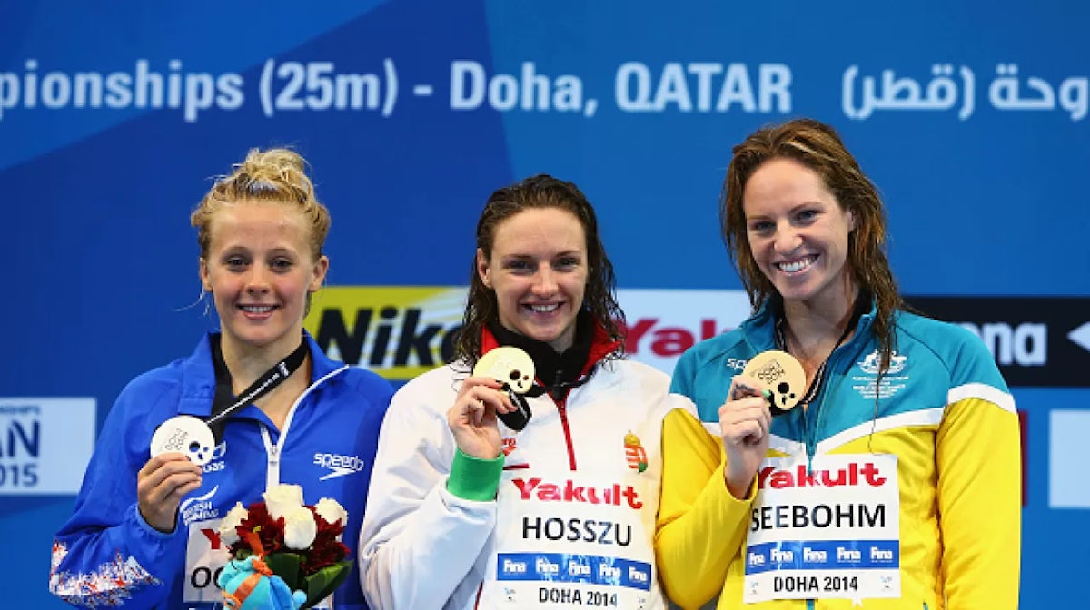 Seebohm adds silver and bronze to Australia’s medal tally