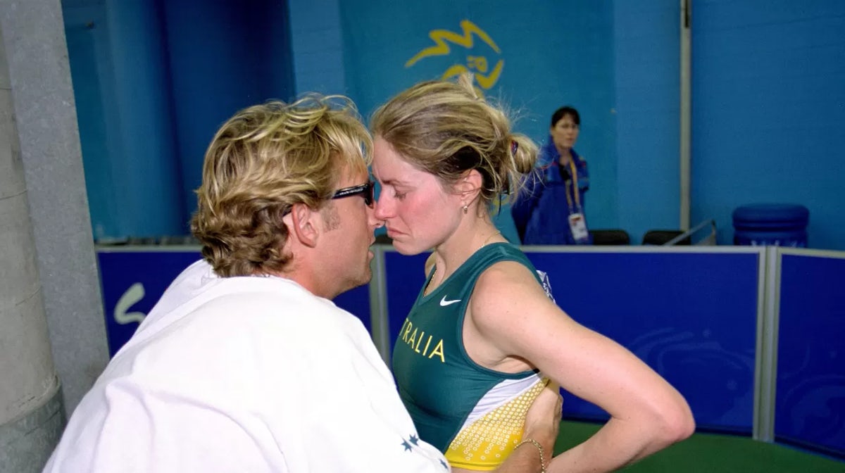 Jane Saville disqualified at Sydney 2000