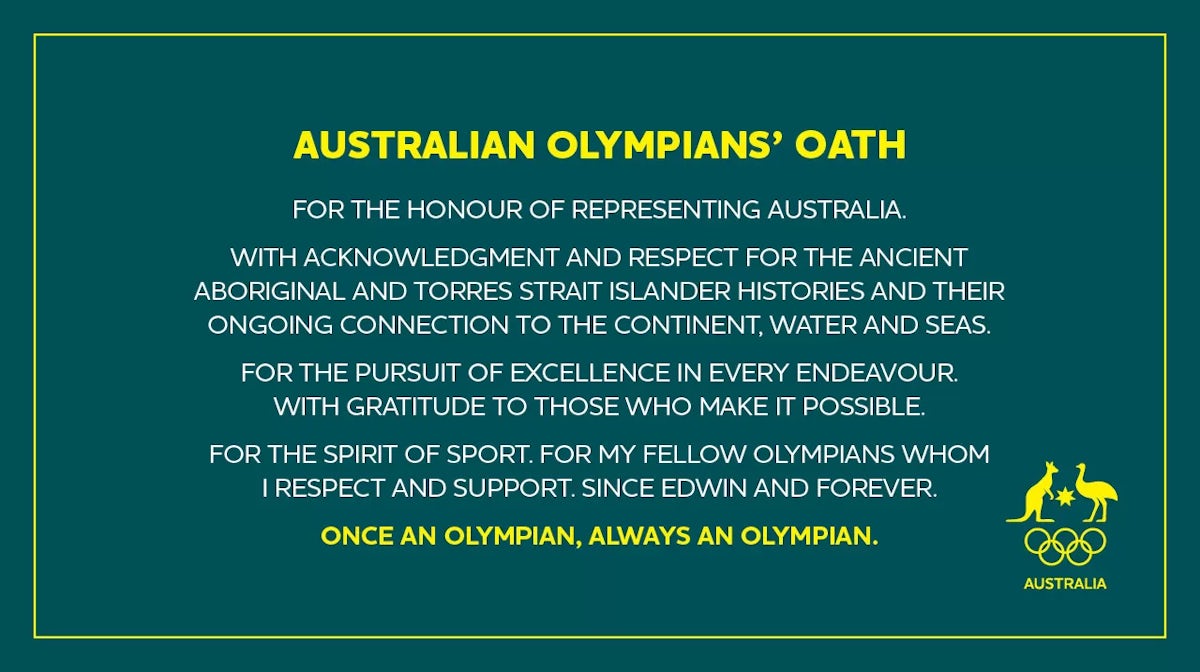 Australian Olympians' Oath