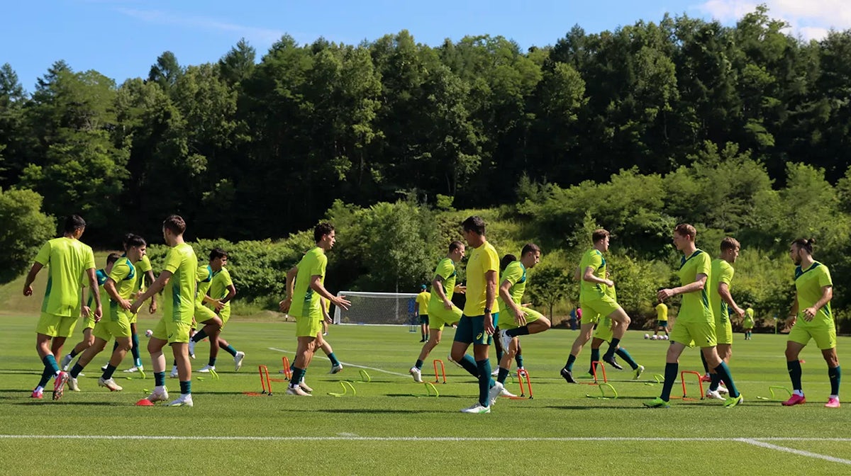 Olyroos training ahead of Argentina clash