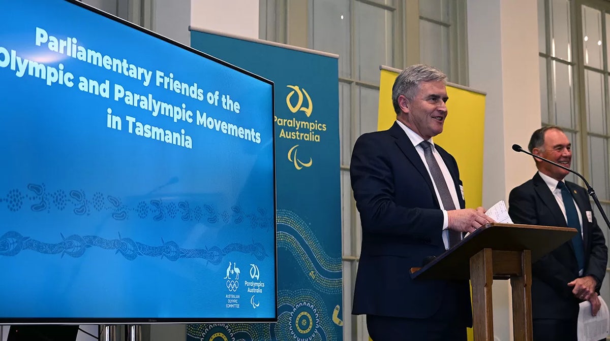 Tasmanian Parliamentary Friends of the Olympic and Paralympic Movements launch