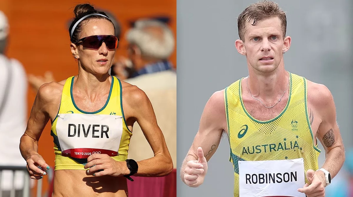 Sinead Diver and Brett Robinson break Australian marathon records