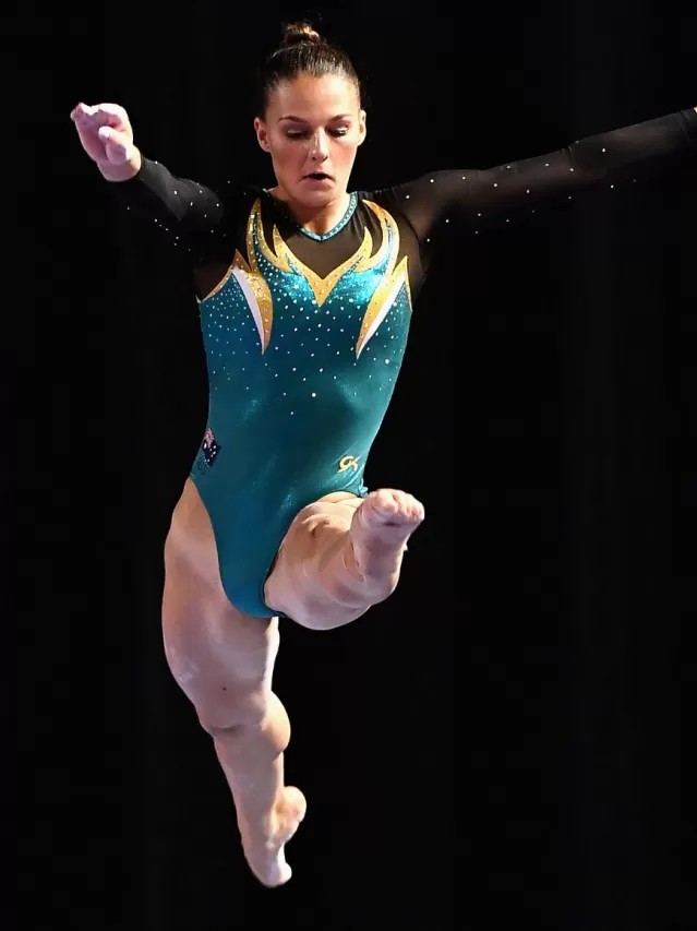 Emma Nedov at the 2017 Gymnastics World Cup