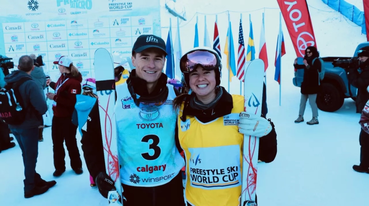 Double podium for Aussie mogul skiers in Calgary