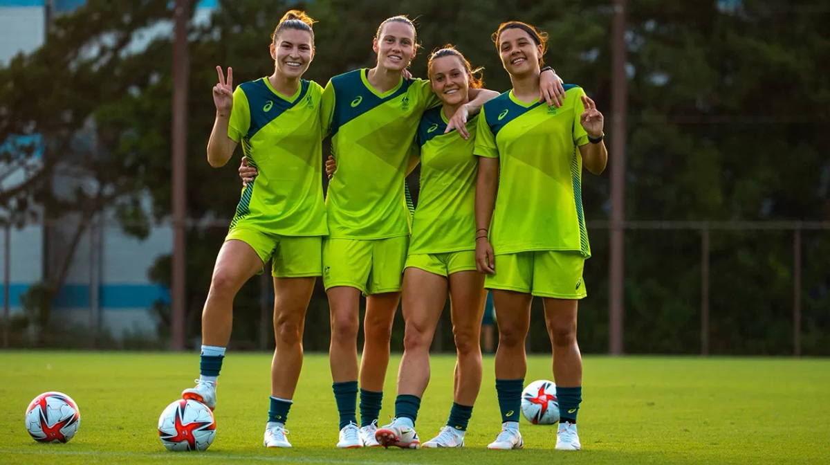 Matildas ahead of Aus v NZ in their Tokyo 2020 opener