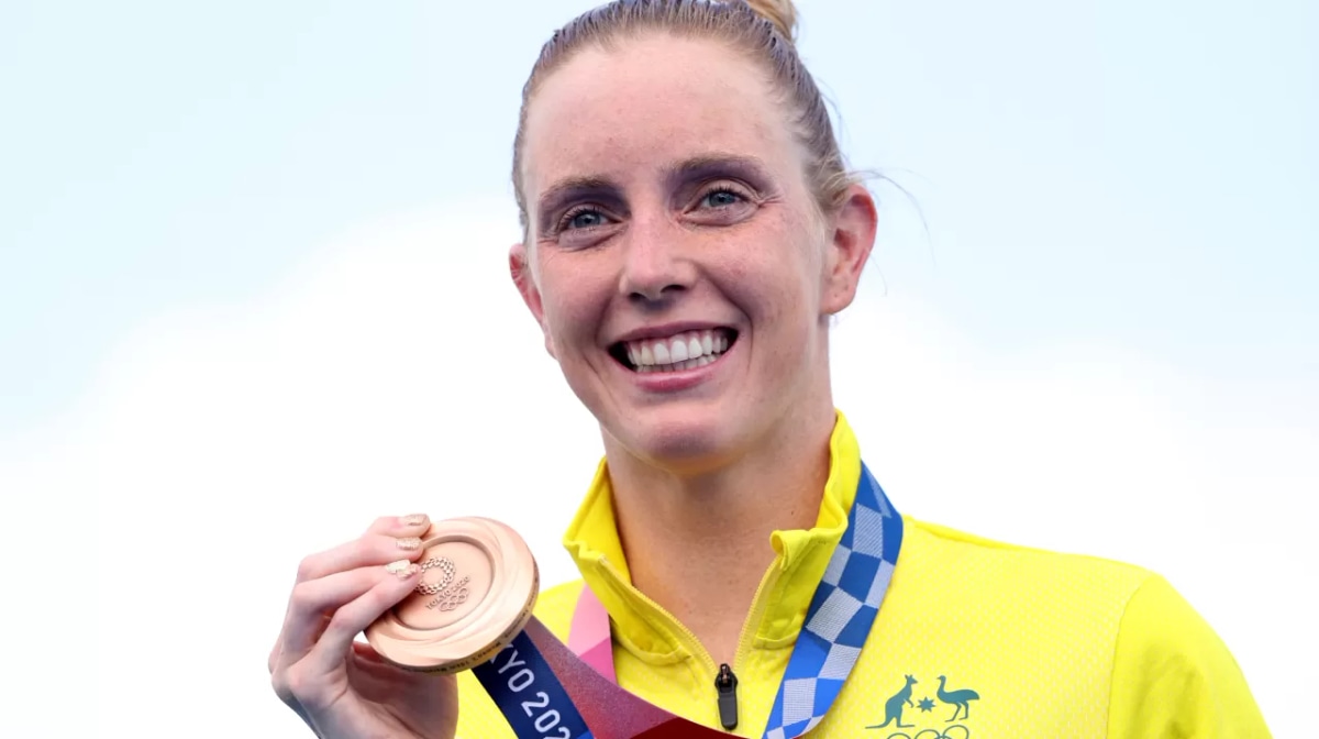 Kareena Lee with her Bronze Medal