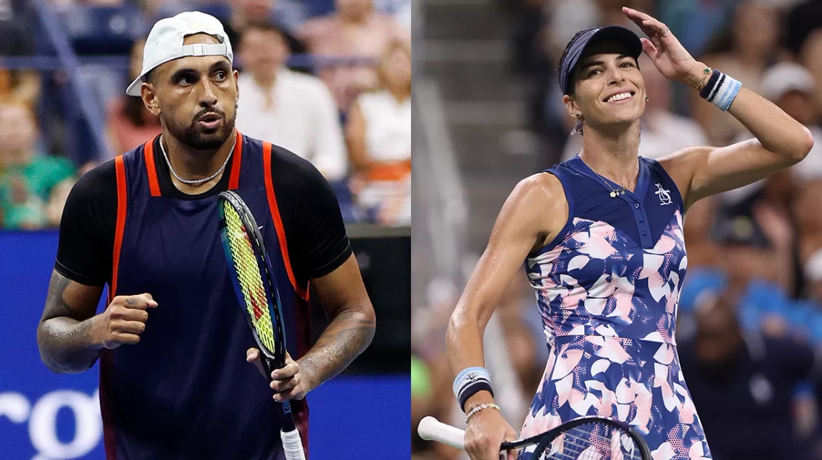 Nick Kyrgios and Ajla Tomljanovic 2022