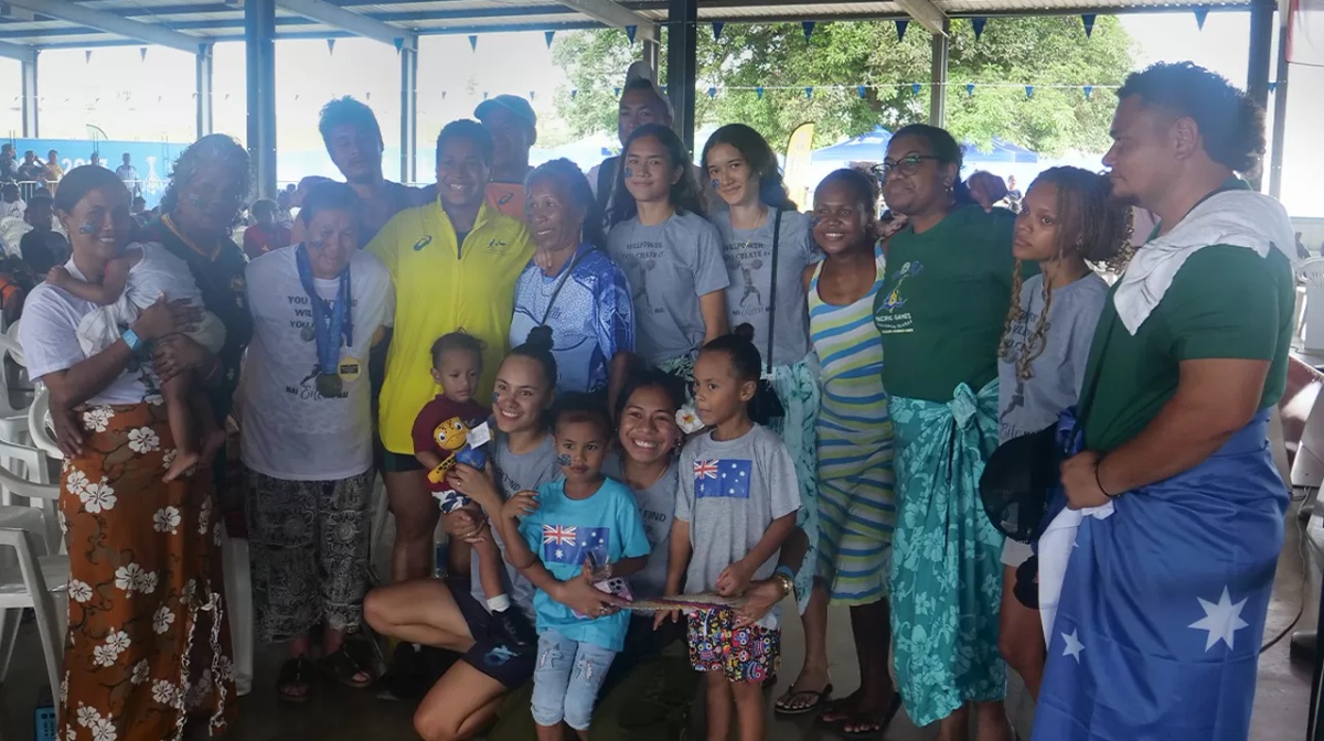 Eileen Cikamatana Pacific Games 2023 Family